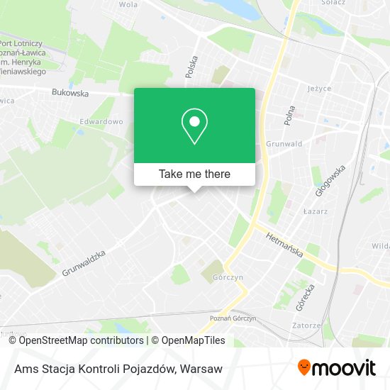 Ams Stacja Kontroli Pojazdów map