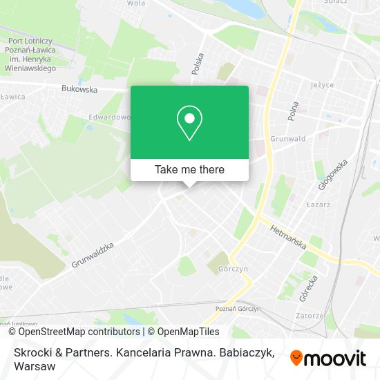 Skrocki & Partners. Kancelaria Prawna. Babiaczyk map