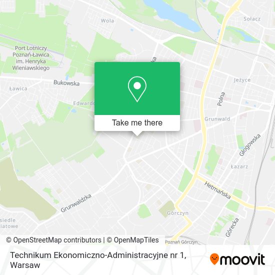 Карта Technikum Ekonomiczno-Administracyjne nr 1