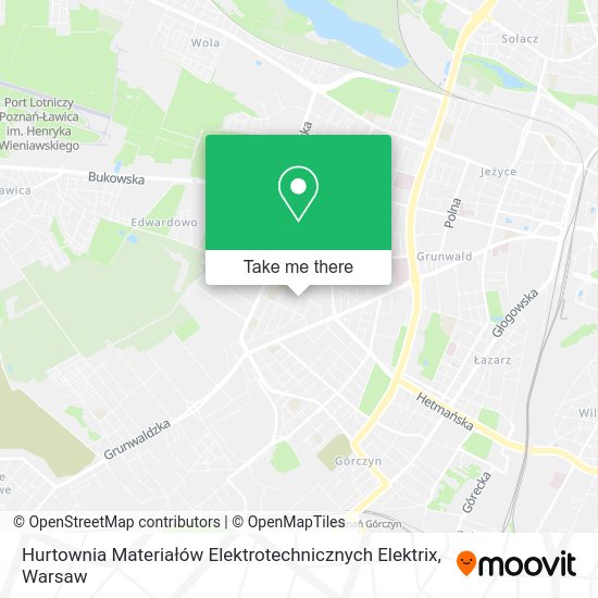 Hurtownia Materiałów Elektrotechnicznych Elektrix map