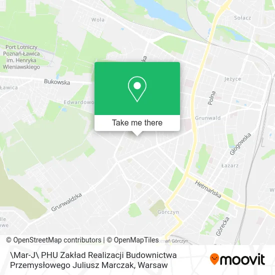 Карта \Mar-J\ PHU Zakład Realizacji Budownictwa Przemysłowego Juliusz Marczak