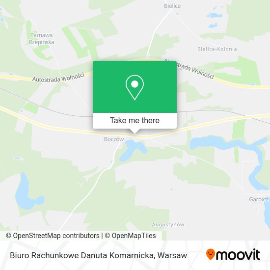 Biuro Rachunkowe Danuta Komarnicka map