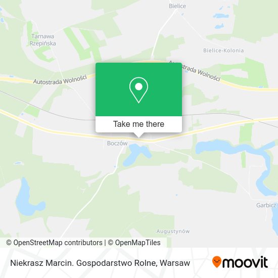 Niekrasz Marcin. Gospodarstwo Rolne map