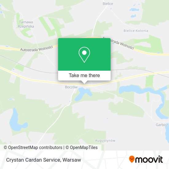 Crystan Cardan Service map