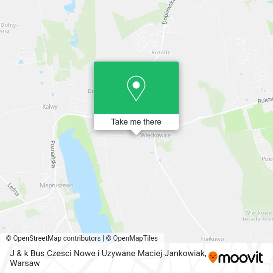 Карта J & k Bus Czesci Nowe i Uzywane Maciej Jankowiak