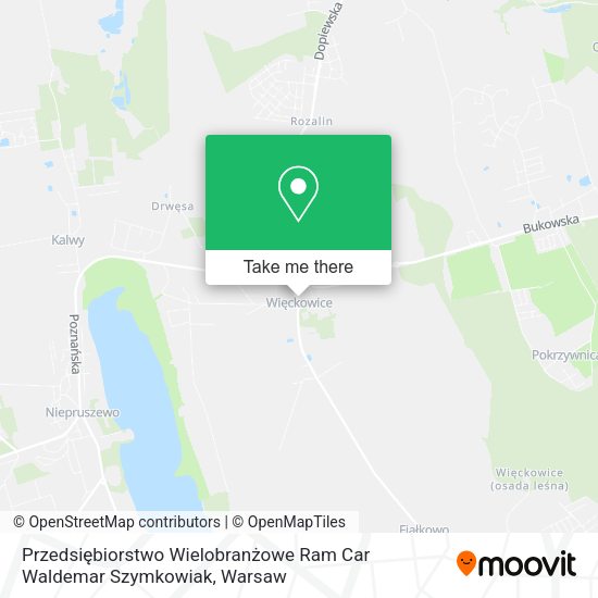 Przedsiębiorstwo Wielobranżowe Ram Car Waldemar Szymkowiak map