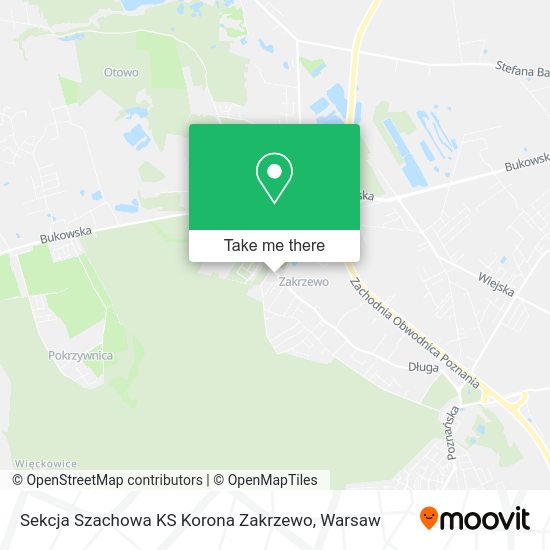 Sekcja Szachowa KS Korona Zakrzewo map