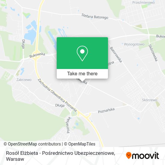 Rosół Elżbieta - Pośrednictwo Ubezpieczeniowe map