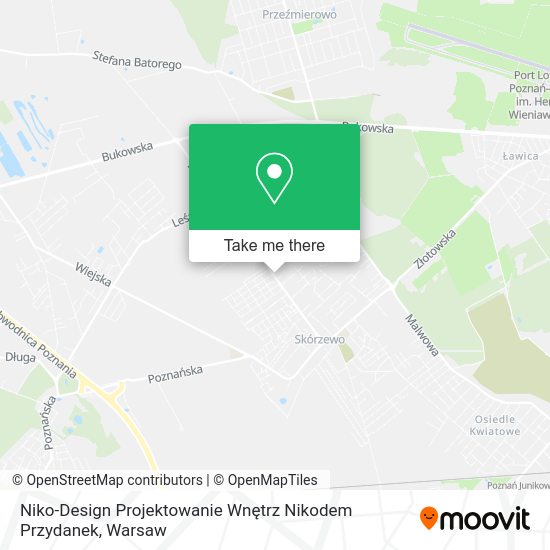 Niko-Design Projektowanie Wnętrz Nikodem Przydanek map