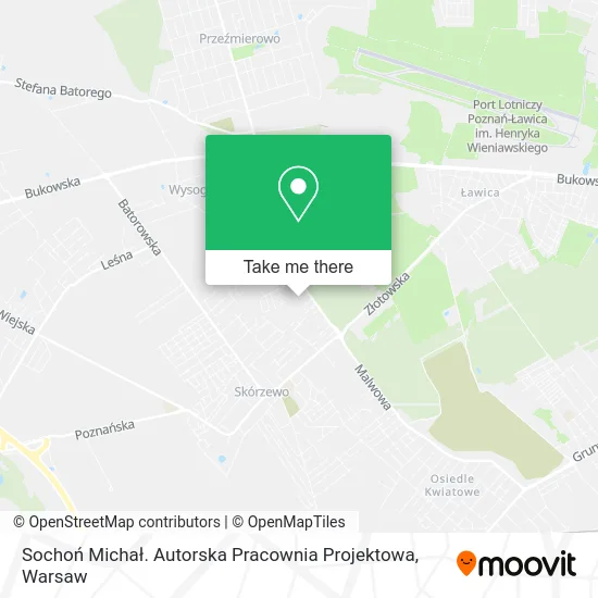 Карта Sochoń Michał. Autorska Pracownia Projektowa