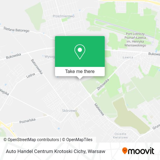 Карта Auto Handel Centrum Krotoski Cichy