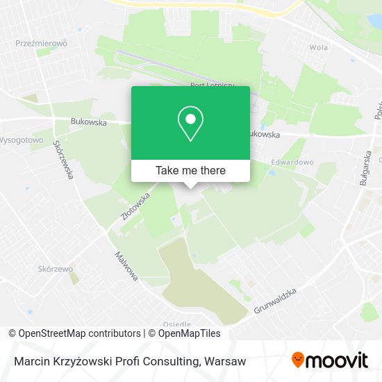 Marcin Krzyżowski Profi Consulting map