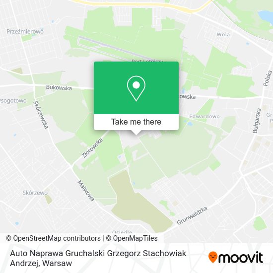 Auto Naprawa Gruchalski Grzegorz Stachowiak Andrzej map