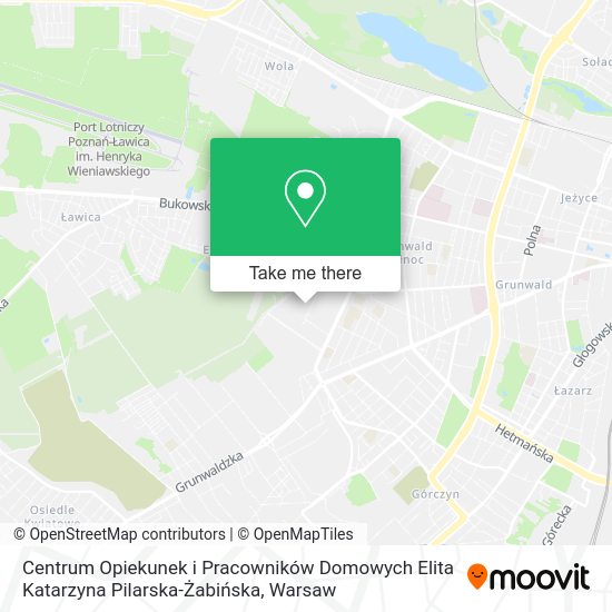 Centrum Opiekunek i Pracowników Domowych Elita Katarzyna Pilarska-Żabińska map