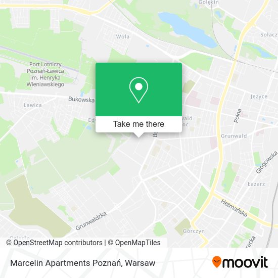 Marcelin Apartments Poznań map