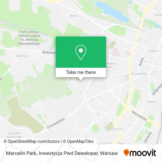 Marcelin Park, Inwestycja Pwd Deweloper map