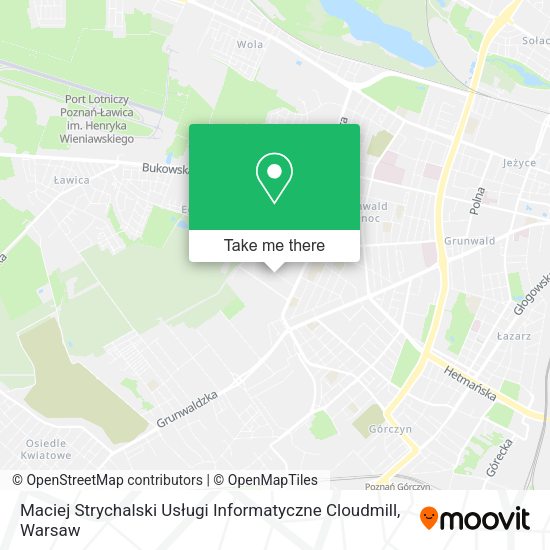 Карта Maciej Strychalski Usługi Informatyczne Cloudmill