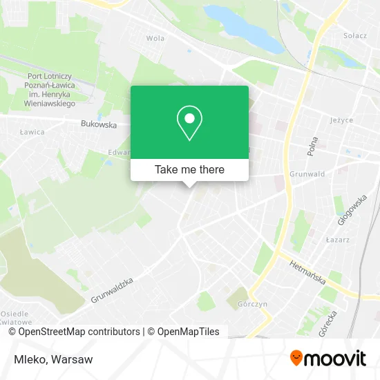 Карта Mleko
