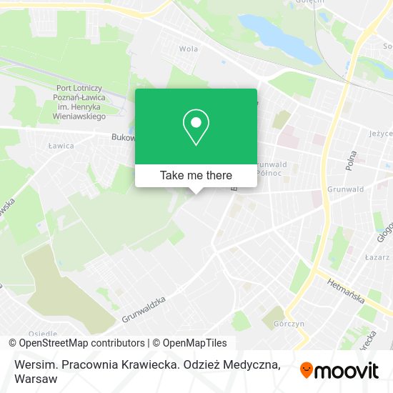 Wersim. Pracownia Krawiecka. Odzież Medyczna map