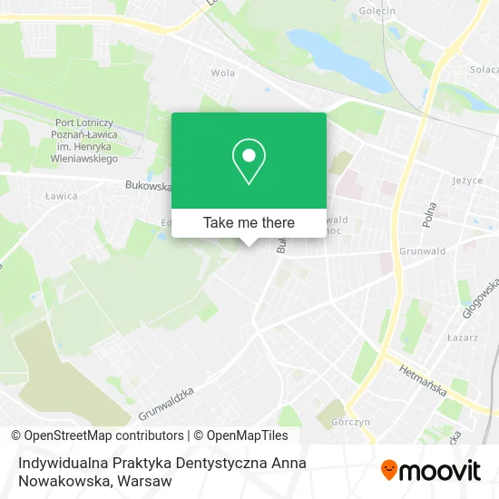Карта Indywidualna Praktyka Dentystyczna Anna Nowakowska
