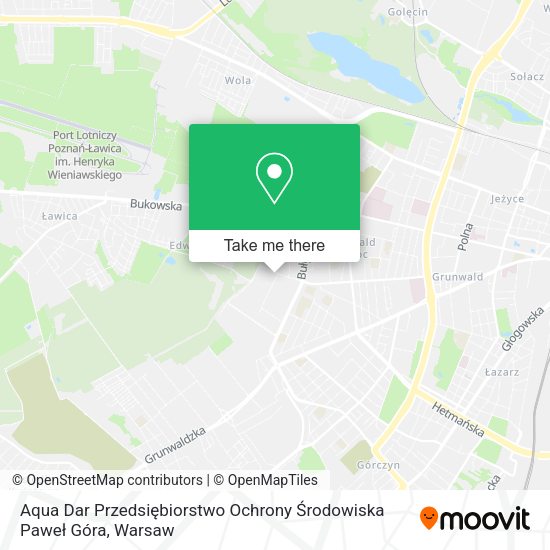 Aqua Dar Przedsiębiorstwo Ochrony Środowiska Paweł Góra map