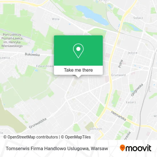 Карта Tomserwis Firma Handlowo Uslugowa