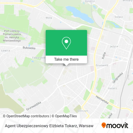 Карта Agent Ubezpieczeniowy Elżbieta Tokarz