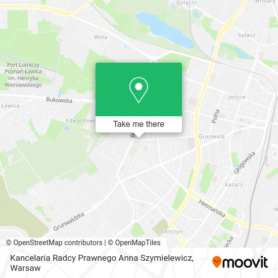 Карта Kancelaria Radcy Prawnego Anna Szymielewicz