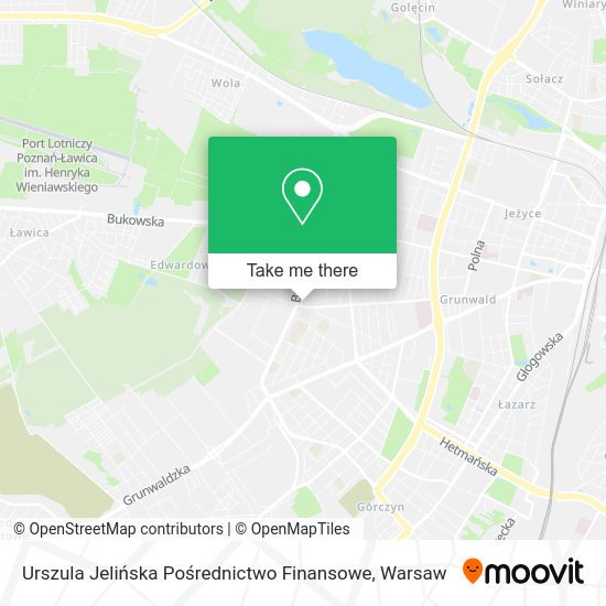 Urszula Jelińska Pośrednictwo Finansowe map