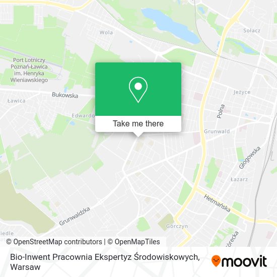 Карта Bio-Inwent Pracownia Ekspertyz Środowiskowych