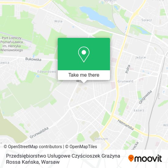 Przedsiębiorstwo Usługowe Czyścioszek Grażyna Rossa Kańska map