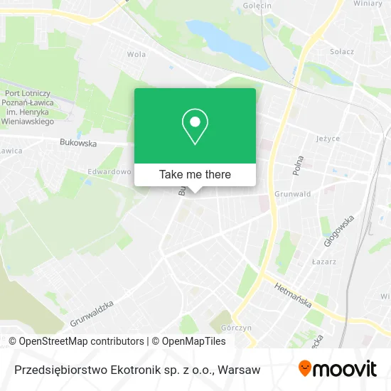 Карта Przedsiębiorstwo Ekotronik sp. z o.o.
