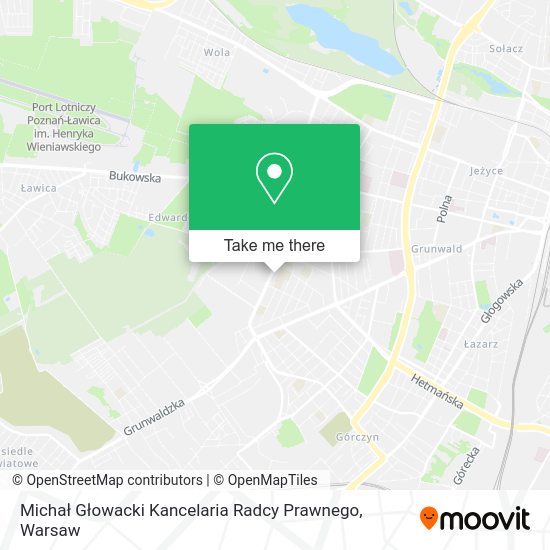 Michał Głowacki Kancelaria Radcy Prawnego map