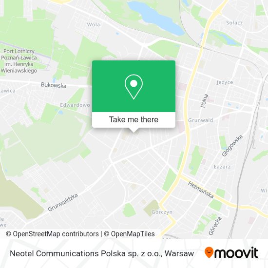 Neotel Communications Polska sp. z o.o. map