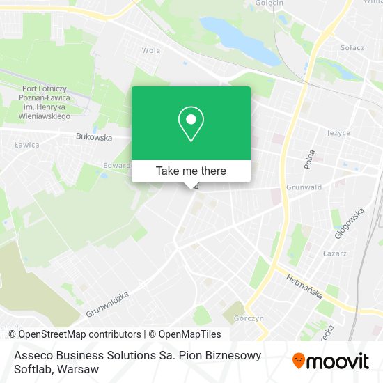 Asseco Business Solutions Sa. Pion Biznesowy Softlab map