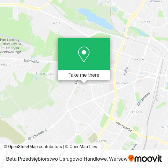 Beta Przedsiębiorstwo Usługowo Handlowe map