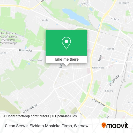 Clean Serwis Elżbieta Mosicka Firma map