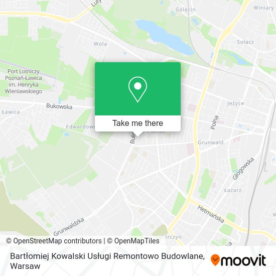 Bartłomiej Kowalski Usługi Remontowo Budowlane map