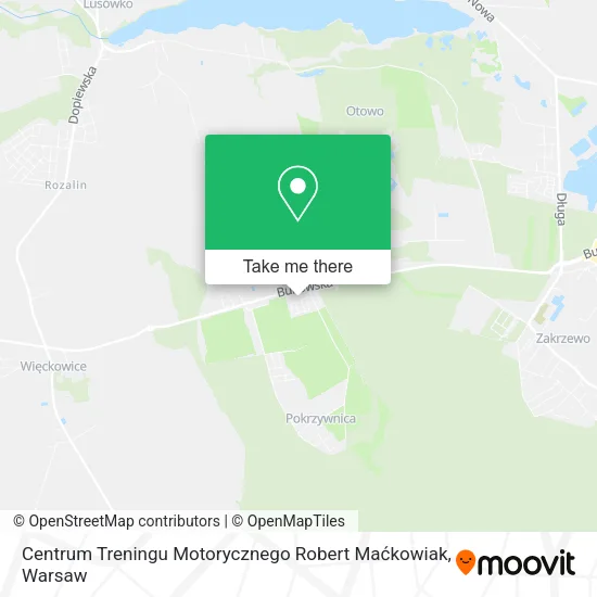 Карта Centrum Treningu Motorycznego Robert Maćkowiak