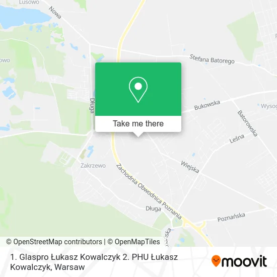 1. Glaspro Łukasz Kowalczyk 2. PHU Łukasz Kowalczyk map