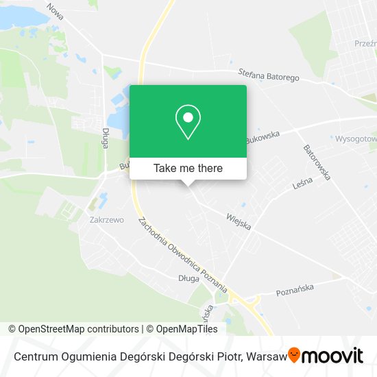 Centrum Ogumienia Degórski Degórski Piotr map