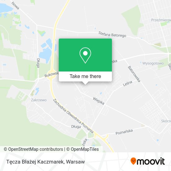 Tęcza Błażej Kaczmarek map