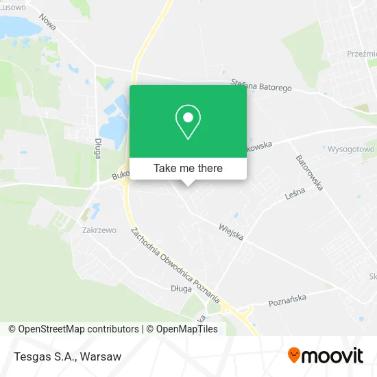 Карта Tesgas S.A.