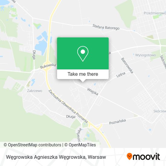 Węgrowska Agnieszka Węgrowska map