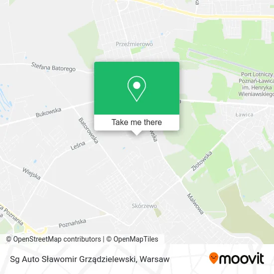 Sg Auto Sławomir Grządzielewski map