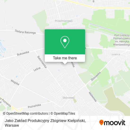 Jako Zakład Produkcyjny Zbigniew Kiełpiński map