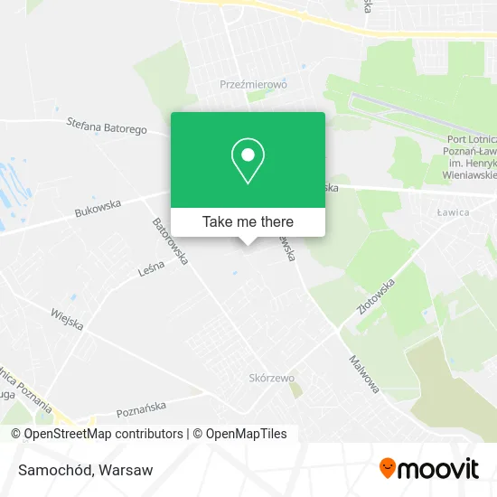 Карта Samochód