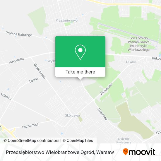 Przedsiębiorstwo Wielobranżowe Ogród map