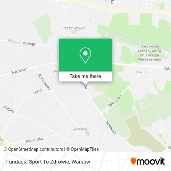 Fundacja Sport To Zdrowie map