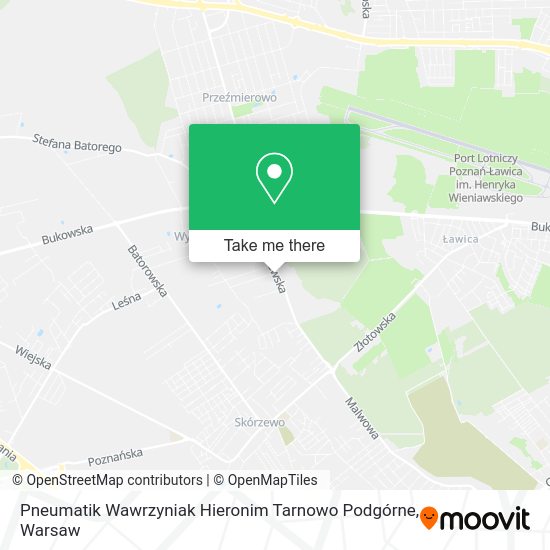 Pneumatik Wawrzyniak Hieronim Tarnowo Podgórne map